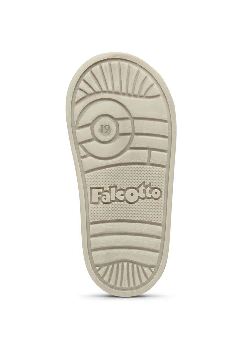 Falcotto Sasha-Sneakers in Pelle e Suede-Bianco