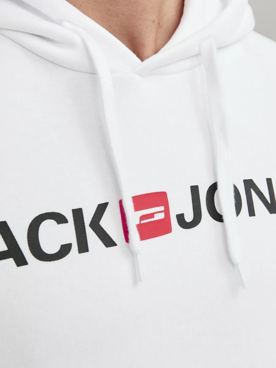 JACK & JONES JJECORP Logo Sweat Felpe con Cappuccio Uomo