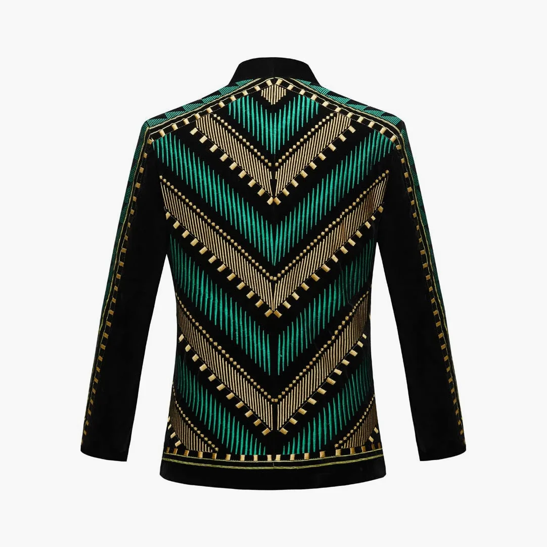 Giacca da Uomo alla Moda con Paillettes Che cambiano Colore