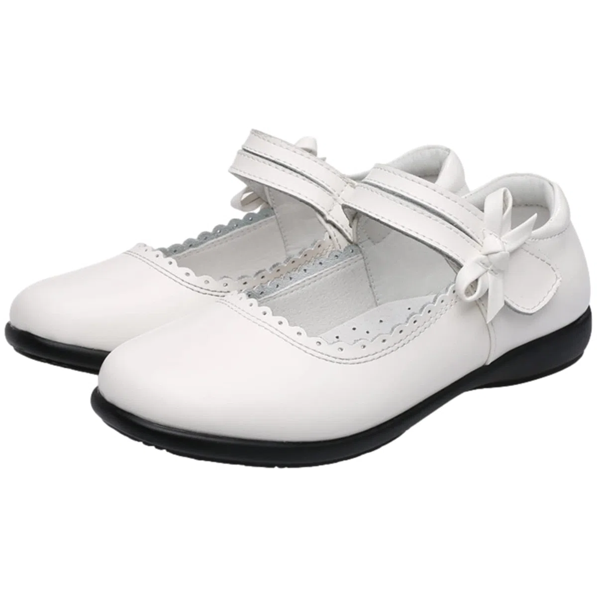 rismart Ragazze Bambina Bella Mary Jane Basse Cuoio Morbido Scarpe Oxfords