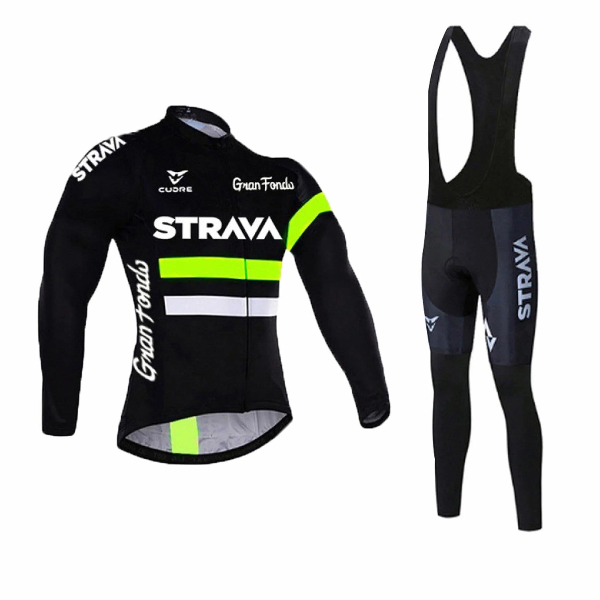 Abbigliamento Ciclismo Uomo Invernale Completo Abbigliamento Ciclismo Bici Pile Maglia Tuta Bicicletta +Pantaloni Imbottiti Con 3D Gel pad Traspirante Sportivo
