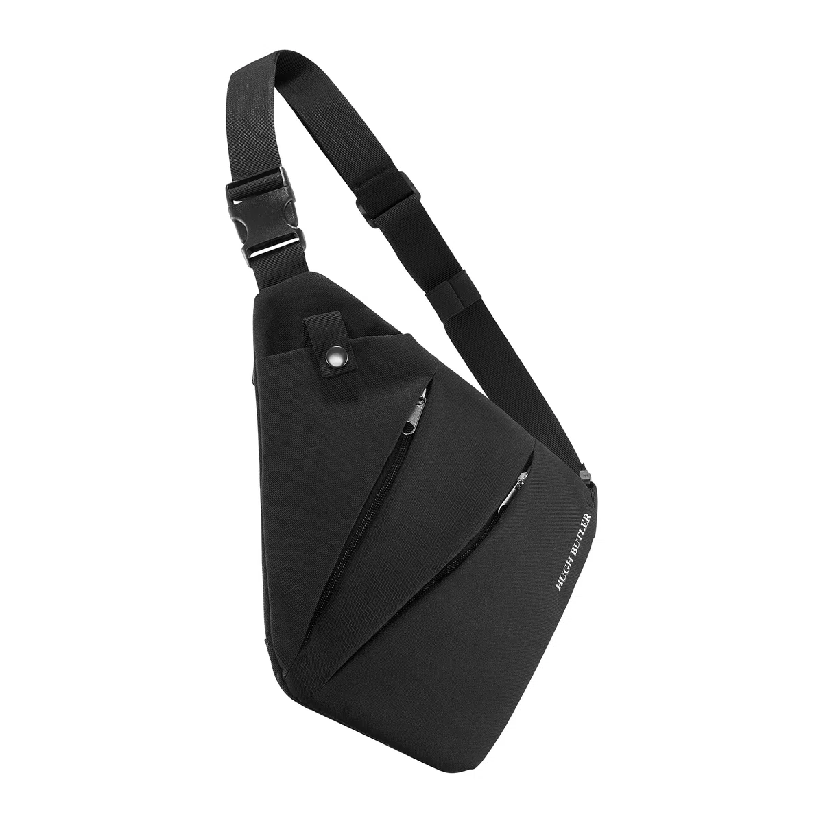 Borsa da Viaggio Antifurto da Uomo - Piatta Sul Petto, Invisibile Sotto la Giacca - Borsa a Tracolla, Elegante e Versatile - Messenger, Cintura - James
