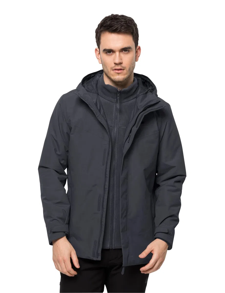 Jack Wolfskin Altenberg 3in1 Jkt M Coat Uomo (Pacco da 1)