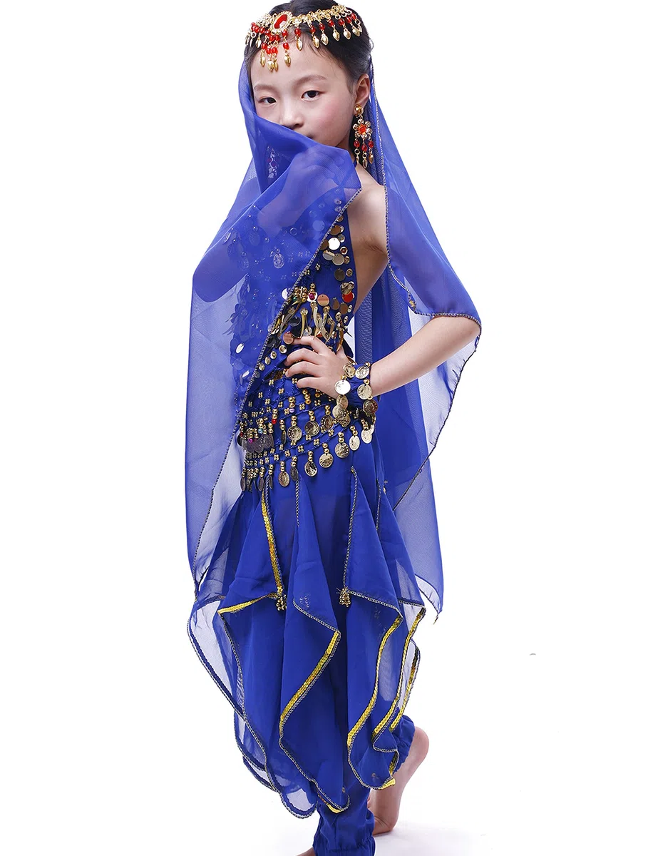 Astage Ragazze Orientale Halloween Ventre Danza Harem Pantaloni Sportivi Set