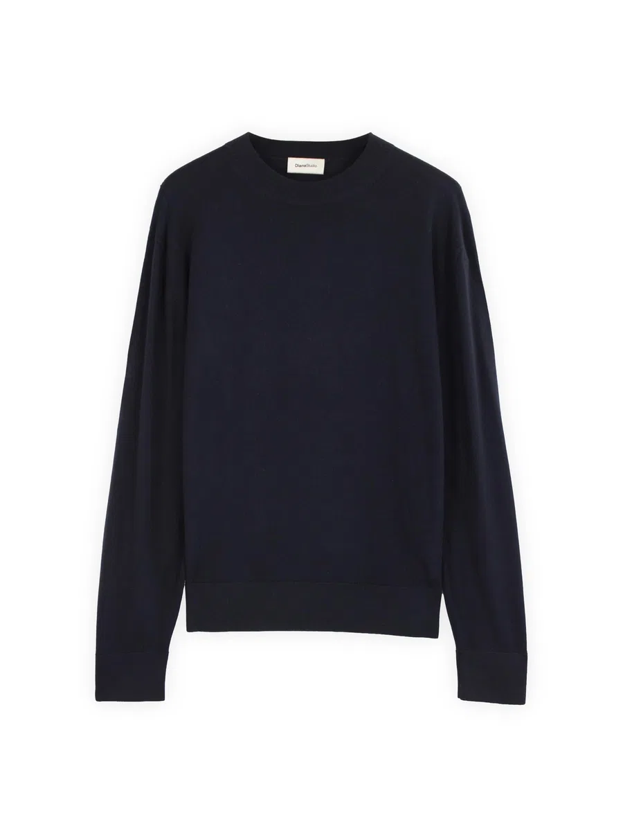 Diana Studio - Girocollo in Cashmere e Lana Merino, Uomo, Maniche Lunghe, Casual Fit