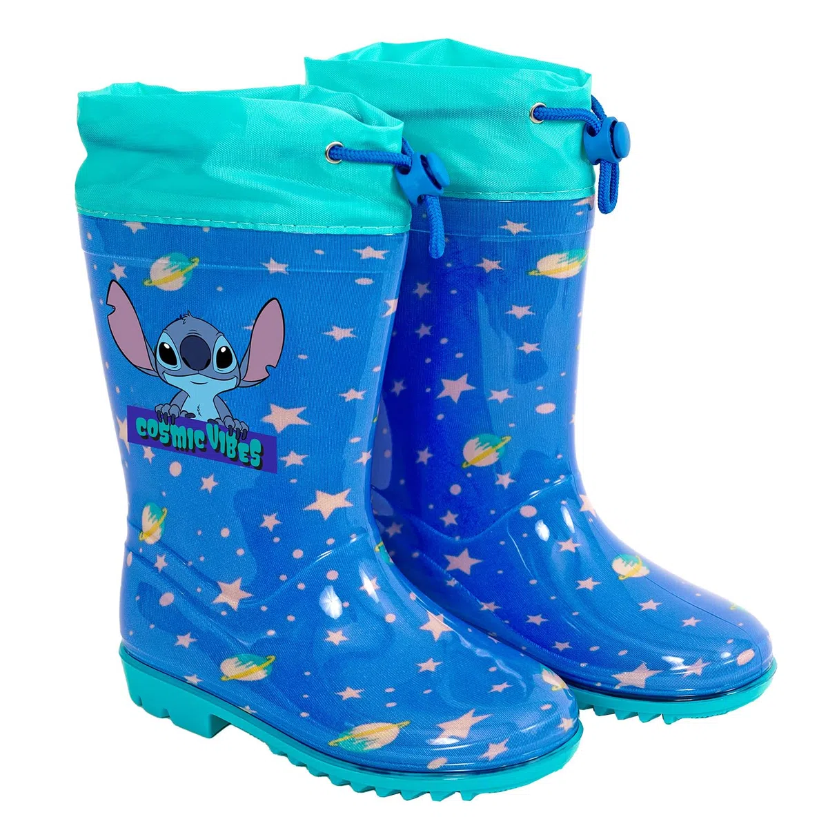 Stivaletti Pioggia Stitch Bambino Bambina - Stivali Gomma Impermeabili Disney Bambini Scuola Materna Bimbo Bimba