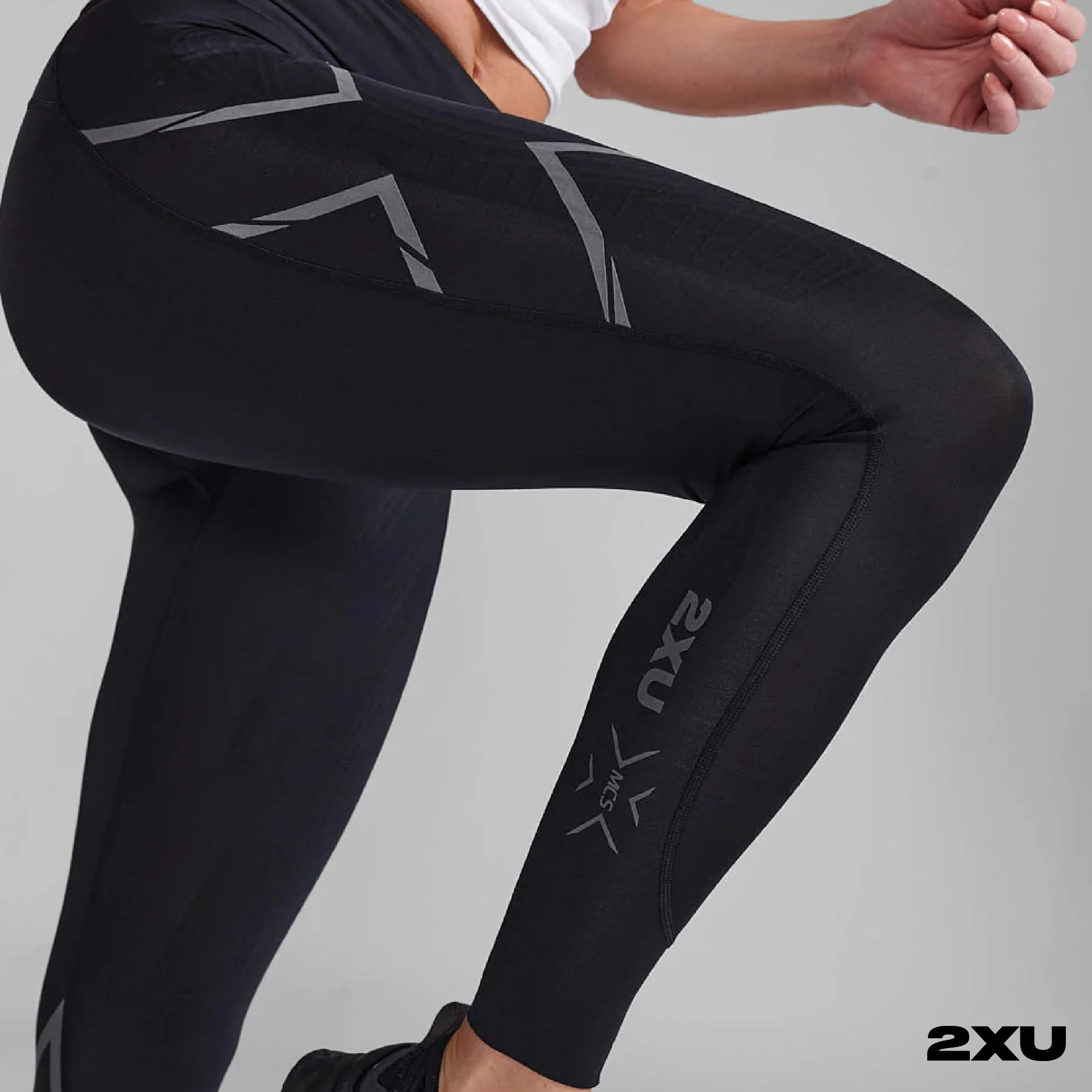 2XU - Light Speed Mid-Rise Compression Tights, Leggings Donna