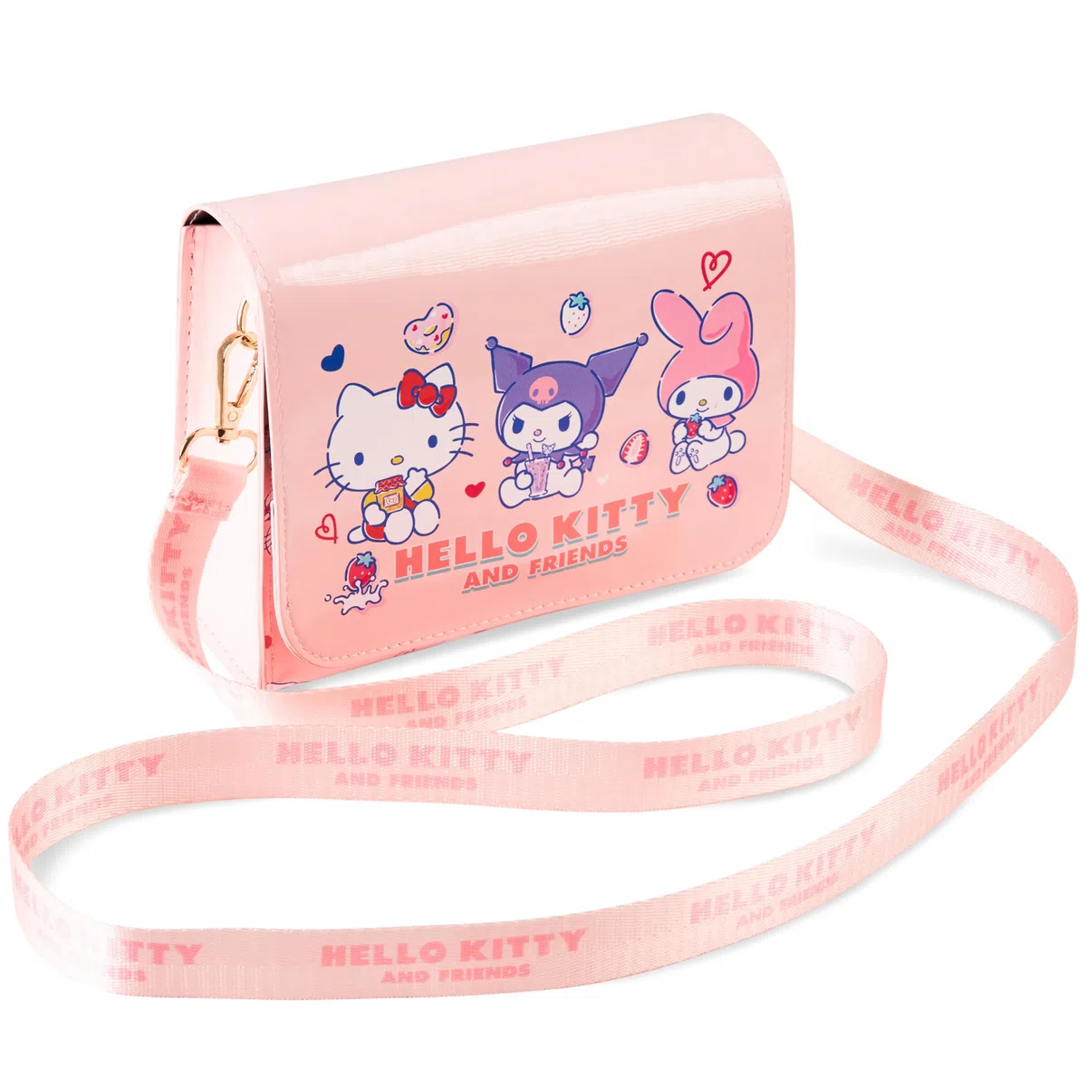 Hello Kitty Sanrio Borsa Tracolla Bambina Kawaii Borsetta Ragazza Donna Kuromi My Melody Shopping Viaggi Idee Regalo Anime