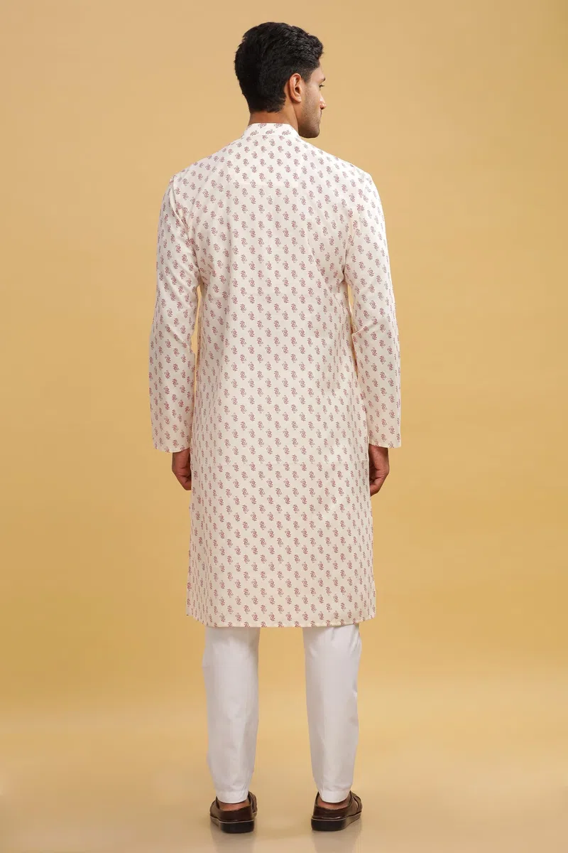 BE ACTIVE Kurta da uomo in cotone | Design tradizionale e raffinato | Kurta indiano | Kurta a maniche lunghe