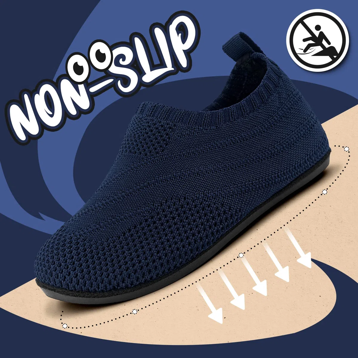 Sosenfer Pantofole per bambini Pantofole da interno per bambine antiscivolo Pantofole unisex per bambini-SHLAN-27