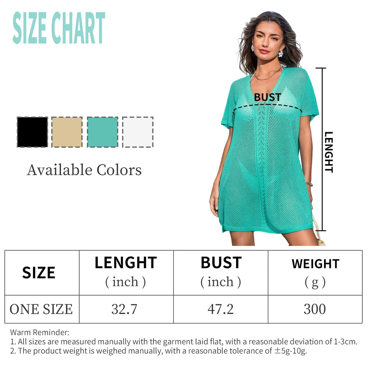 Rayson Copricostume Donna Mare Estiva Scollo a V Abito da Spiaggia Crochet Traforata Corta Casual Bikini Cover Up Vestito