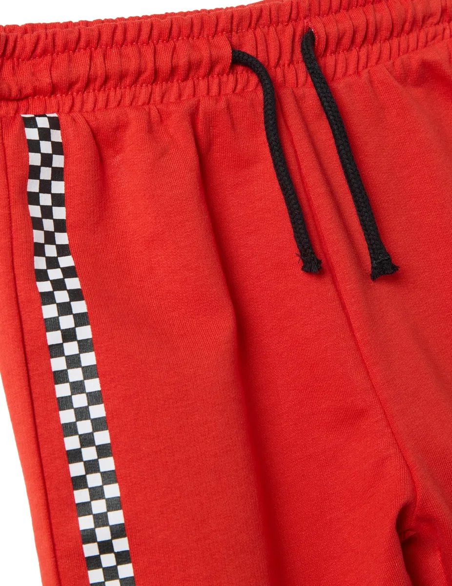 OVS KIDS Completo jogging rosso e bianco Ducati in puro cotone per bimbo over fit