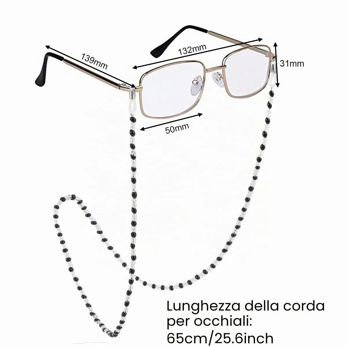 XEPST Granny Vecchia Signora Accessorio Parrucca Cosplay con Parrucca Grigia Bigodino, Occhiali Nonna, Occhiali Catena, Gioielli di Perle, Costume Set Cosplay per Carnevale