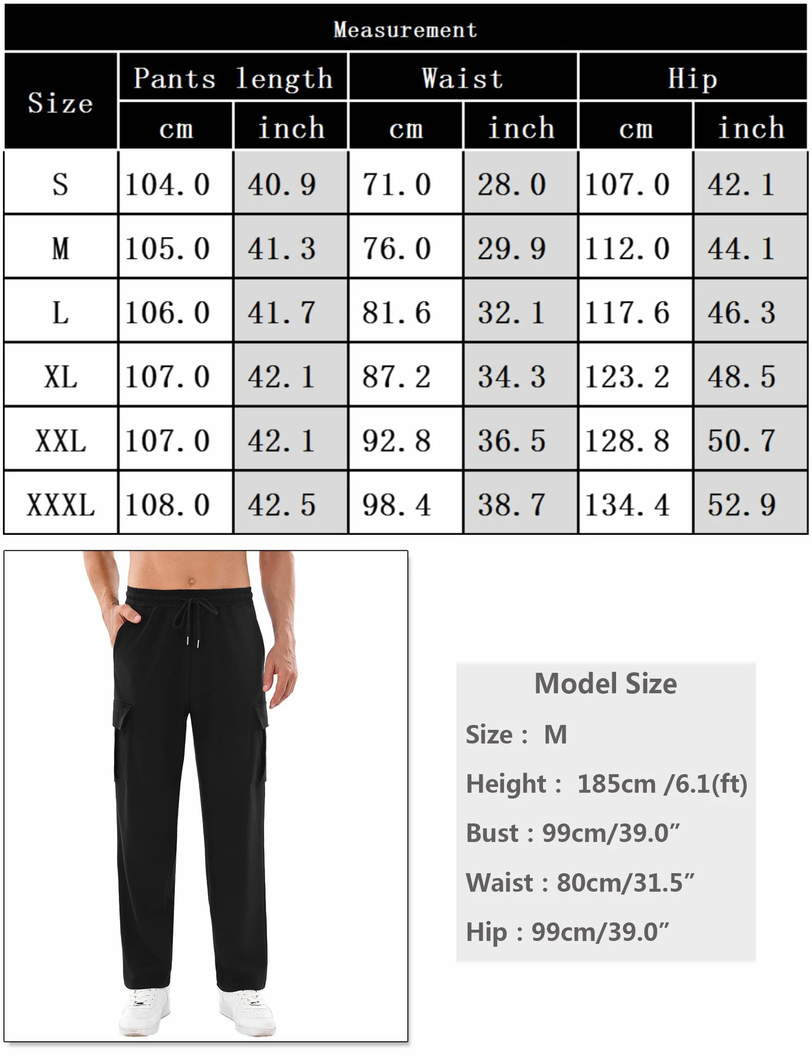 Pantaloni Tuta Uomo Larghi Pantaloni Sportivi con 4 Tasche Pantaloni Jogging in Cotone Pantalone Gamba Dritta Comodi Pantaloni Leggeri per Running Fitness S-3XL