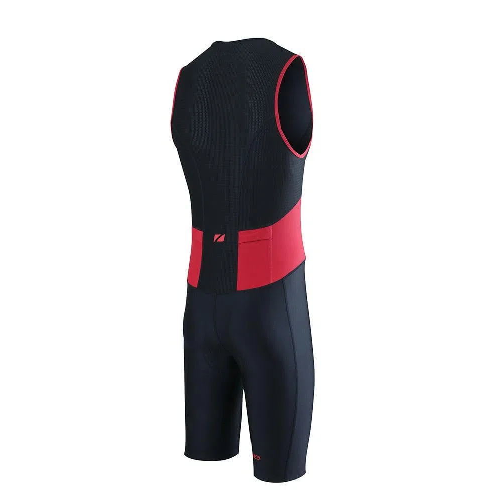 ZONE3 2026 Mens Activate Trisuit TS23MACT108 - Black/Red
