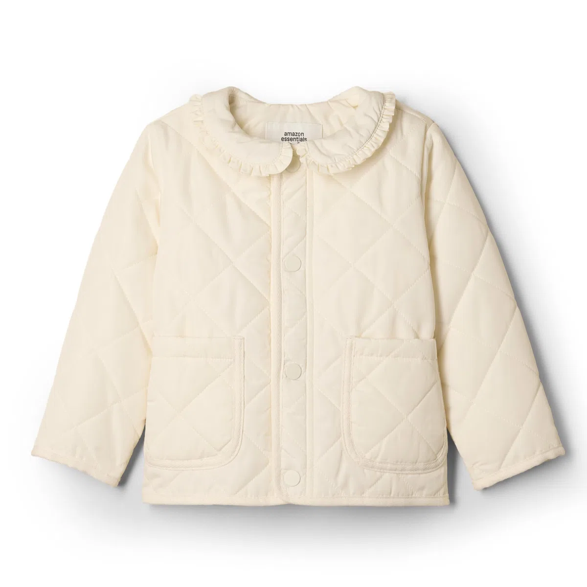 Amazon Essentials Unisex - Bambini e Ragazzi Field Jacket di Peso Medio con Volant