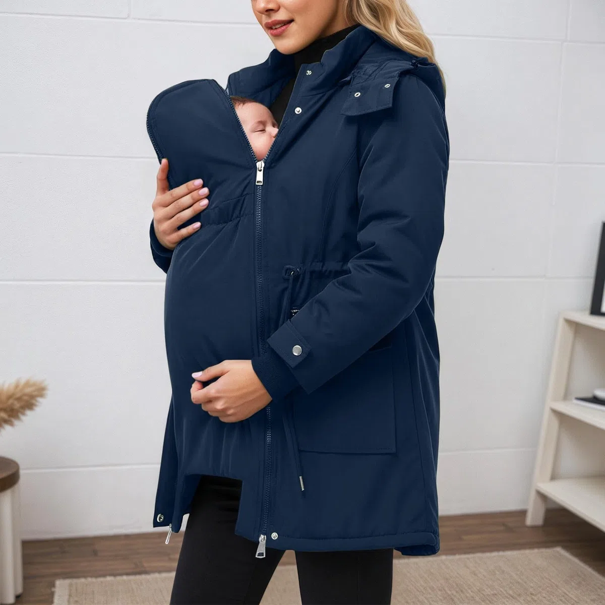 Generisch Giubbotto premaman per donne incinte, cappotto invernale, giacche da neonato per mamme