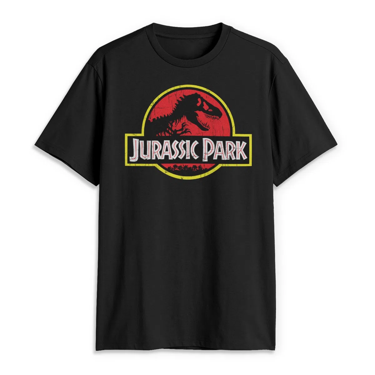 Jurassic Park Men's Classic Movie Logo T-Shirt Uomo