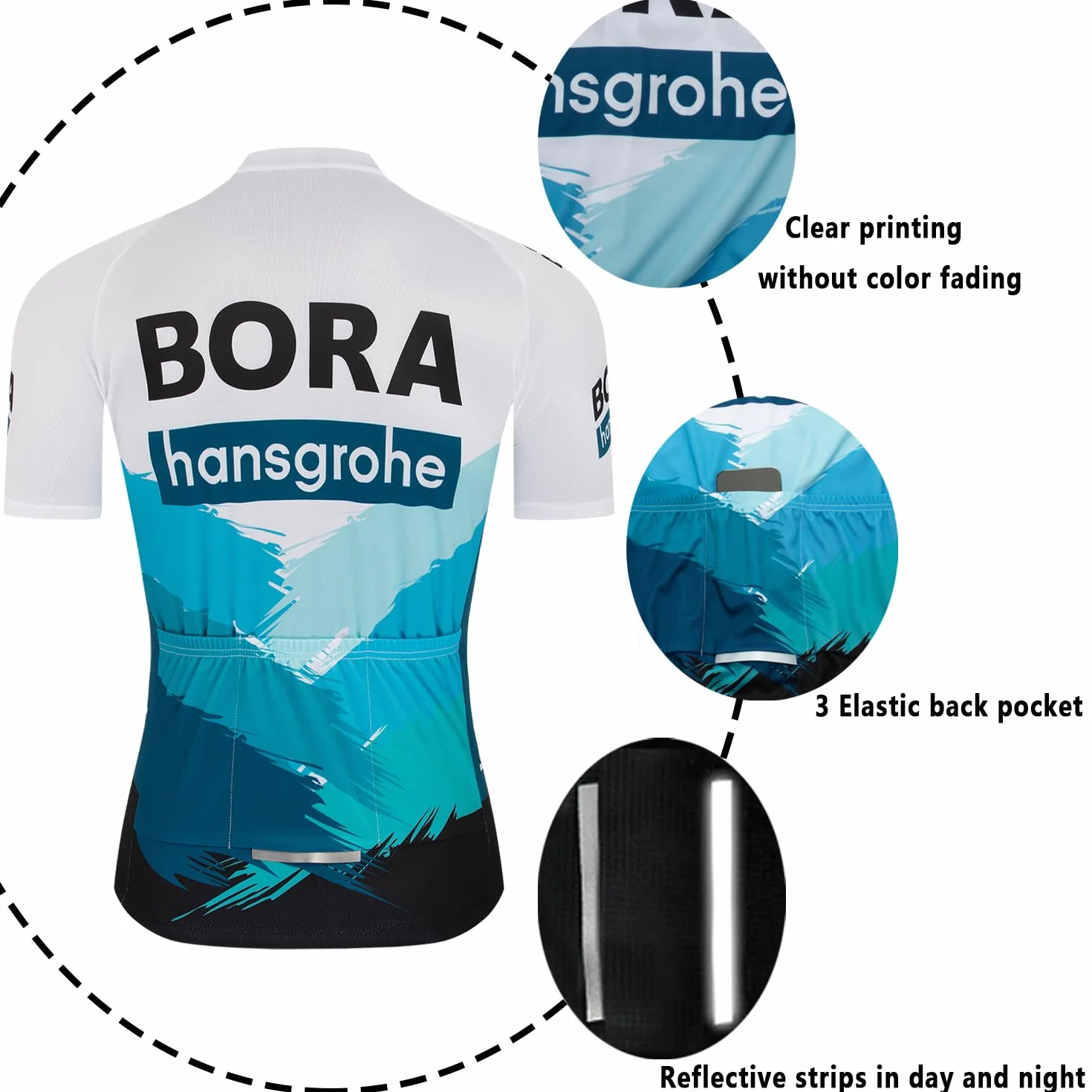 Abbigliamento Ciclismo da Uomo Maniche Corte Completo Bici Completo Ciclismo Manica Corta Tuta Ciclismo Uomo