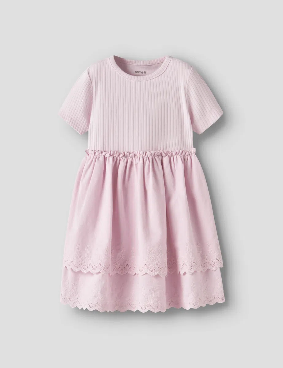 Name IT Nmfhavelle SS Dress Bambine e Ragazze