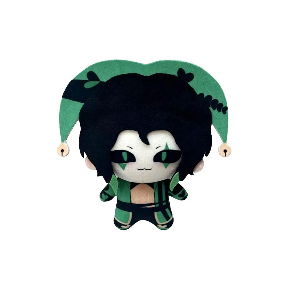 FreaksCircus Peluche Portachiavi Anime Chibi Figure Decorazioni FreaksCircus Cosplay Accessori Plush Keychain 12 Cm (Verde)