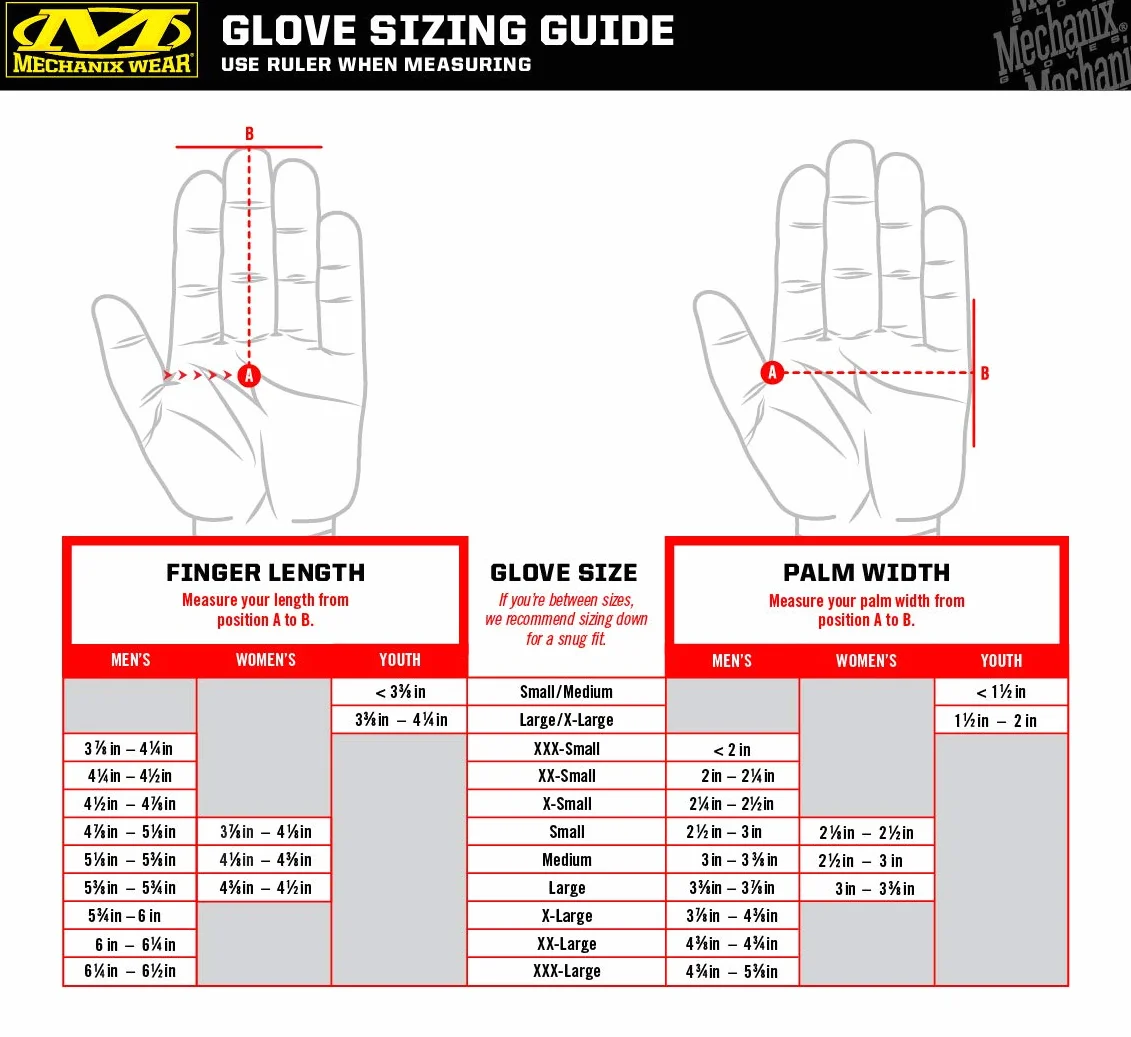Mechanix Wear - Fastfit Guanti, Giallo Fluorescente, Large