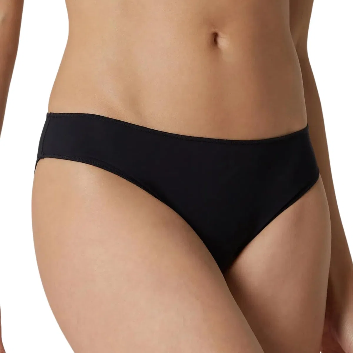 Intimitaly Slip Donna Cotone Vita Bassa, Cotone Bielastico Mini, Bianco e Nero, Confezione da 6 Pezzi Standard Oeko Tex