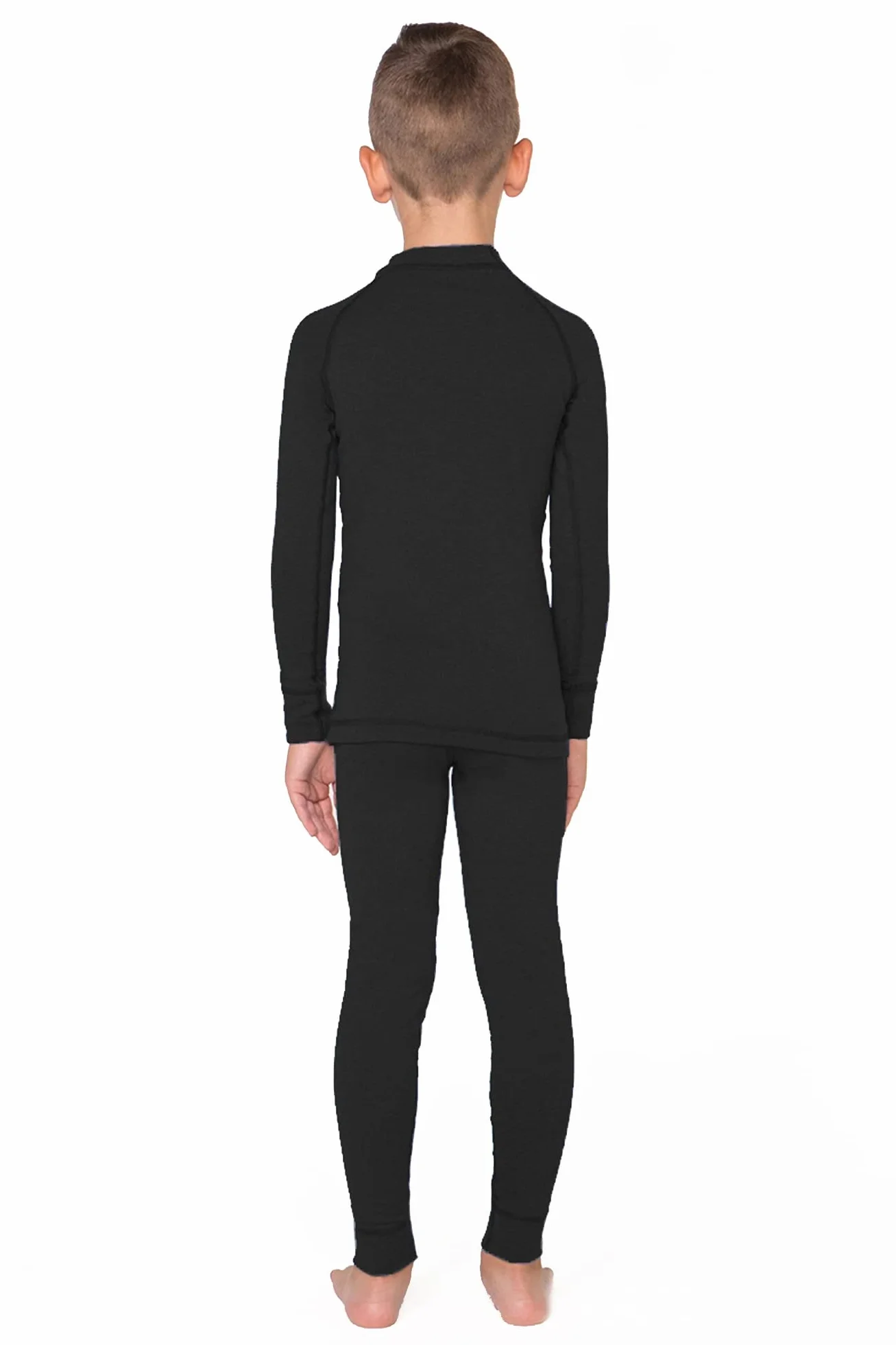 meteor Set Biancheria Intima per Bambini Funzione Set Termica con Maglia a Maniche Lunghe e Pantaloni Termici - Termoattivo Transpirante Morbido, Calde Set per Ragazzo e Ragazza