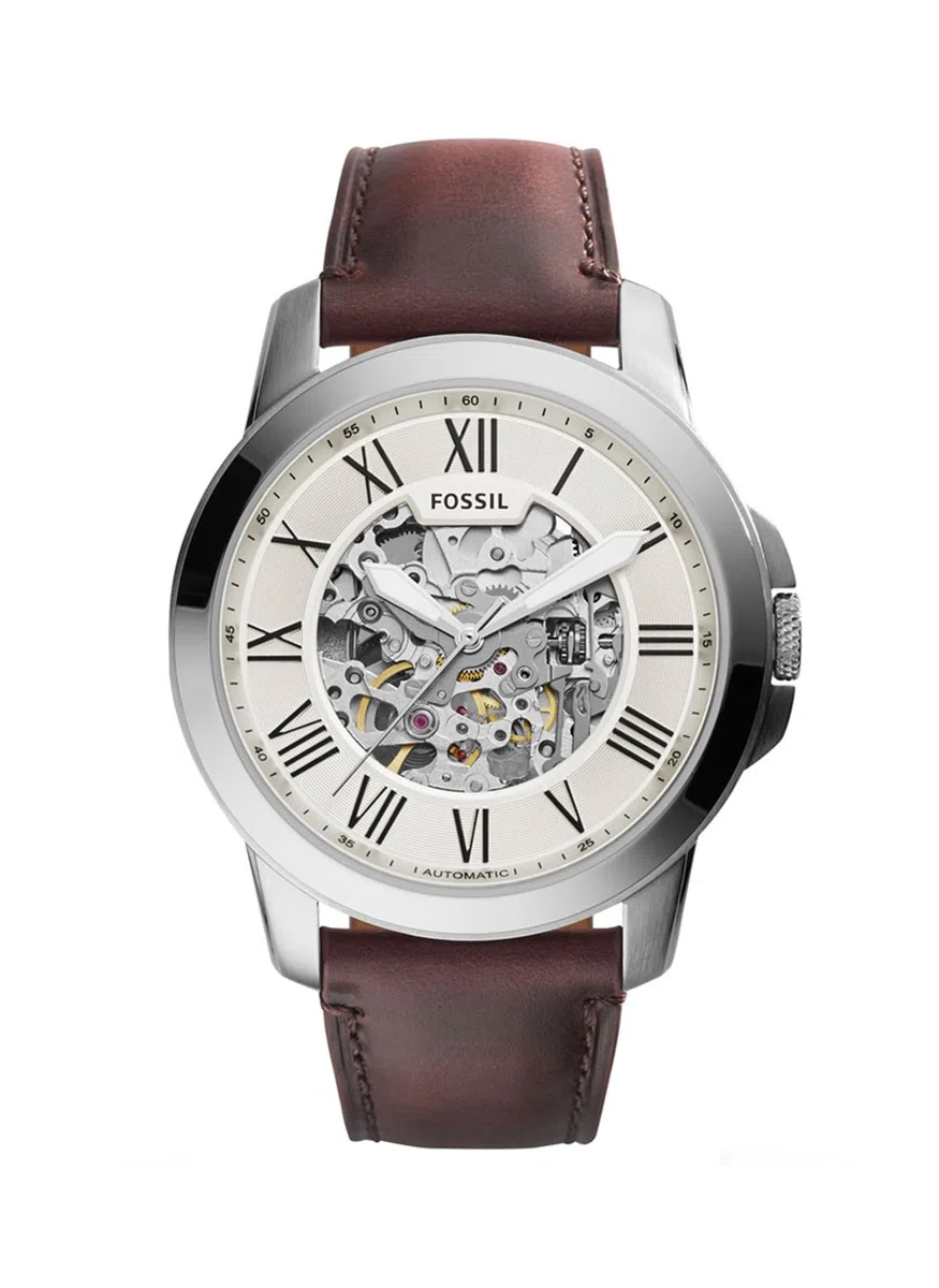 Fossil Orologio Analogico Automatico Uomo con Cinturino in Acciaio Inossidabile ME3099