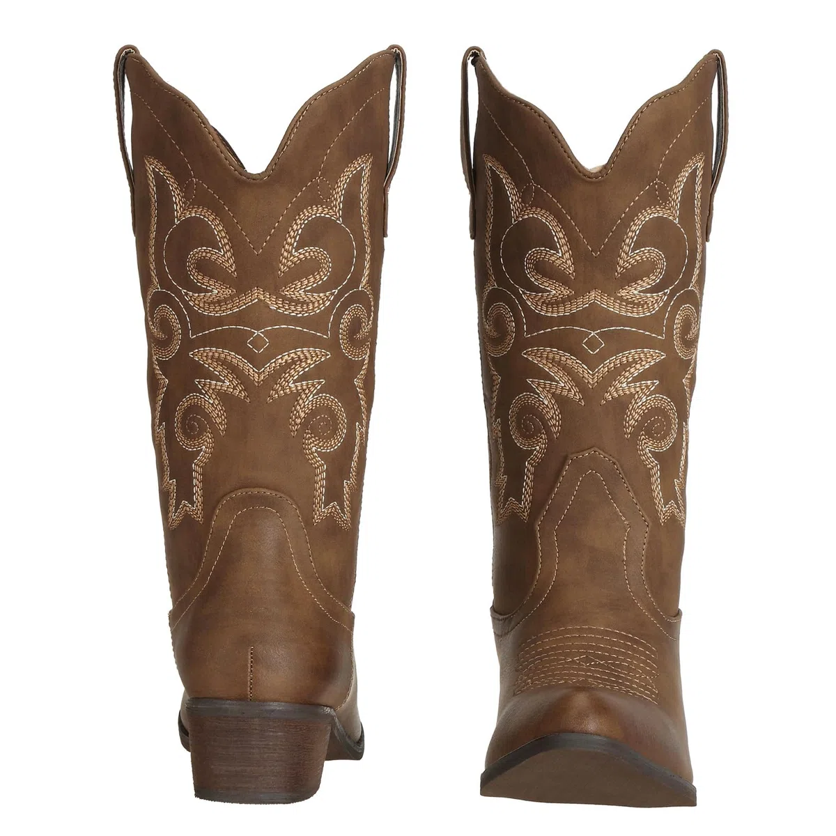 J's.o.l.e Stivali da cowboy da donna, in pelle, metà largo, per equitazione, stile western, per matrimoni
