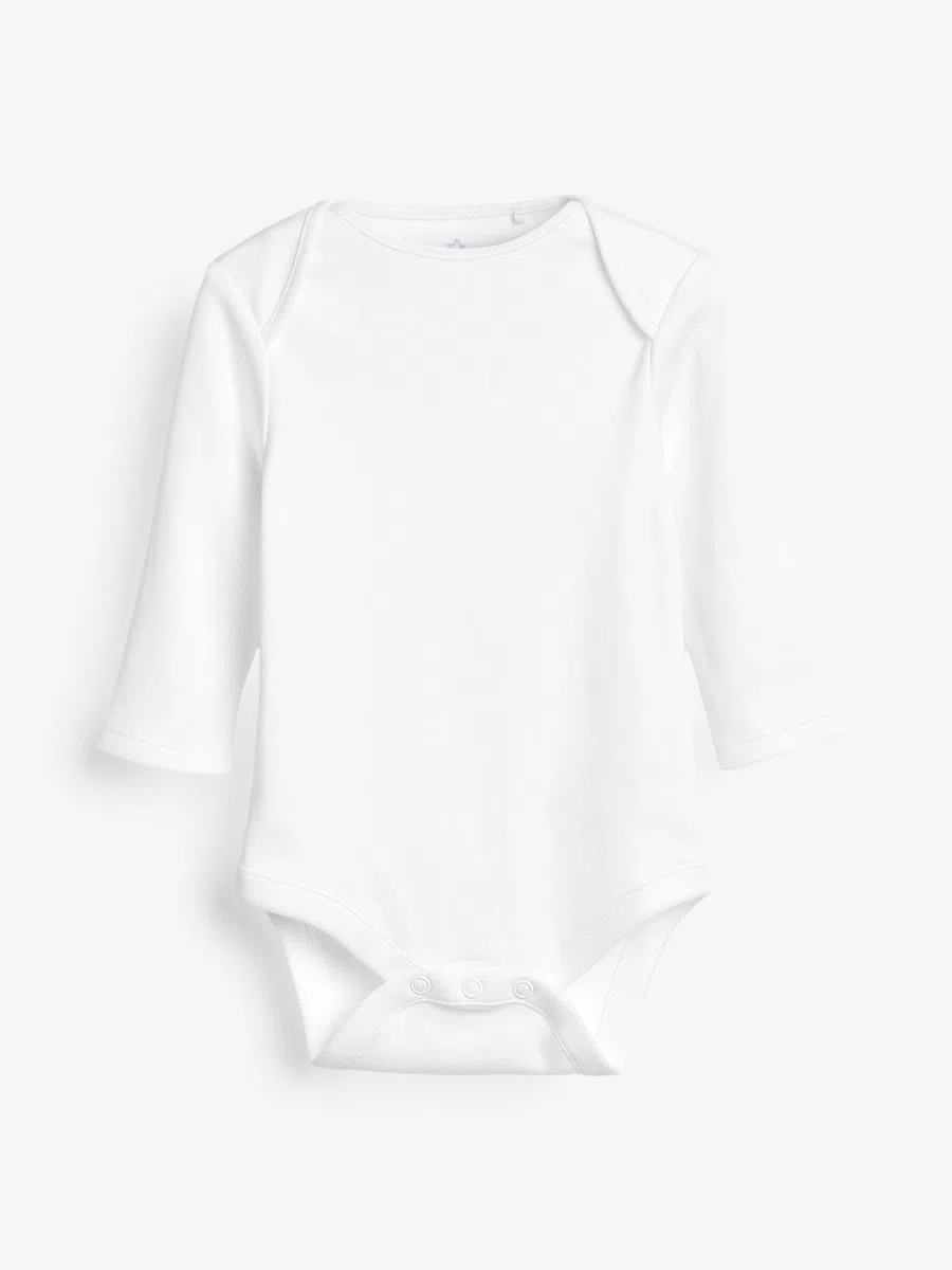NEXT Bambini Confezione da 5 body bebè a maniche lunghe