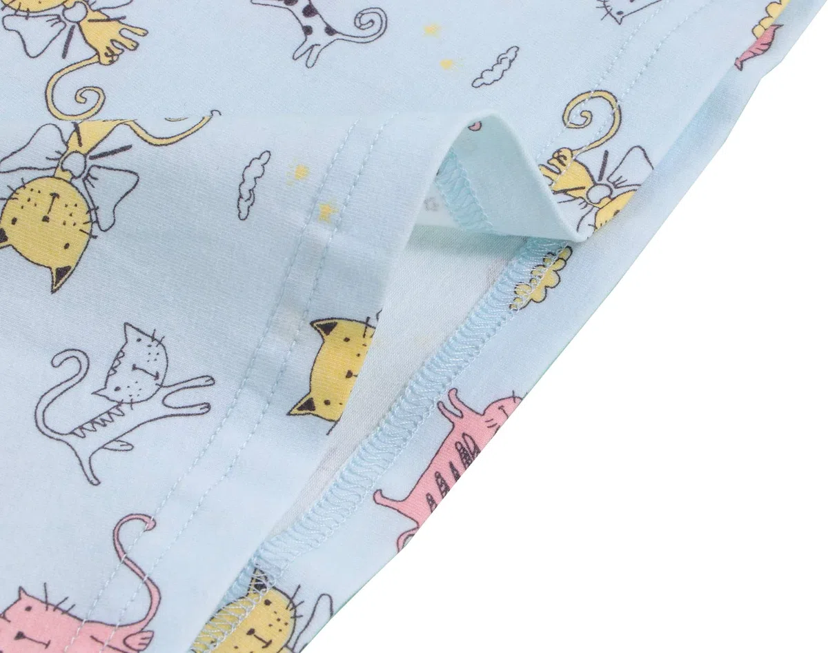 SAMGU Pigiama da Ragazza da Notte Estate Principessa Gonna per Ragazza Camicia da Notte Rosa con Volant 3-8 Anni