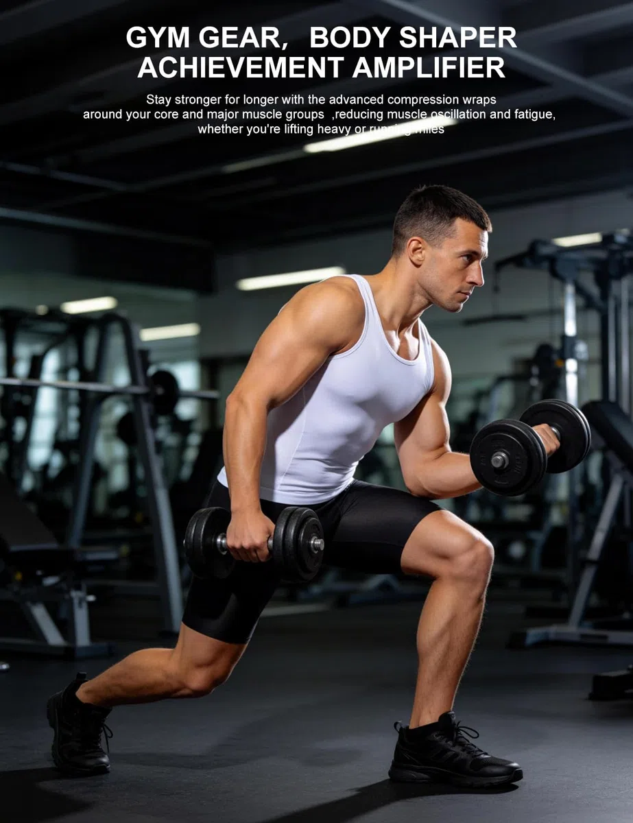 Casey Kevin Canotta Compressione Uomo Contenitiva Canottiera Dimagrante Uomo Snellente Fitness Canottiera Shapewear Fascia Pancia Canottiera