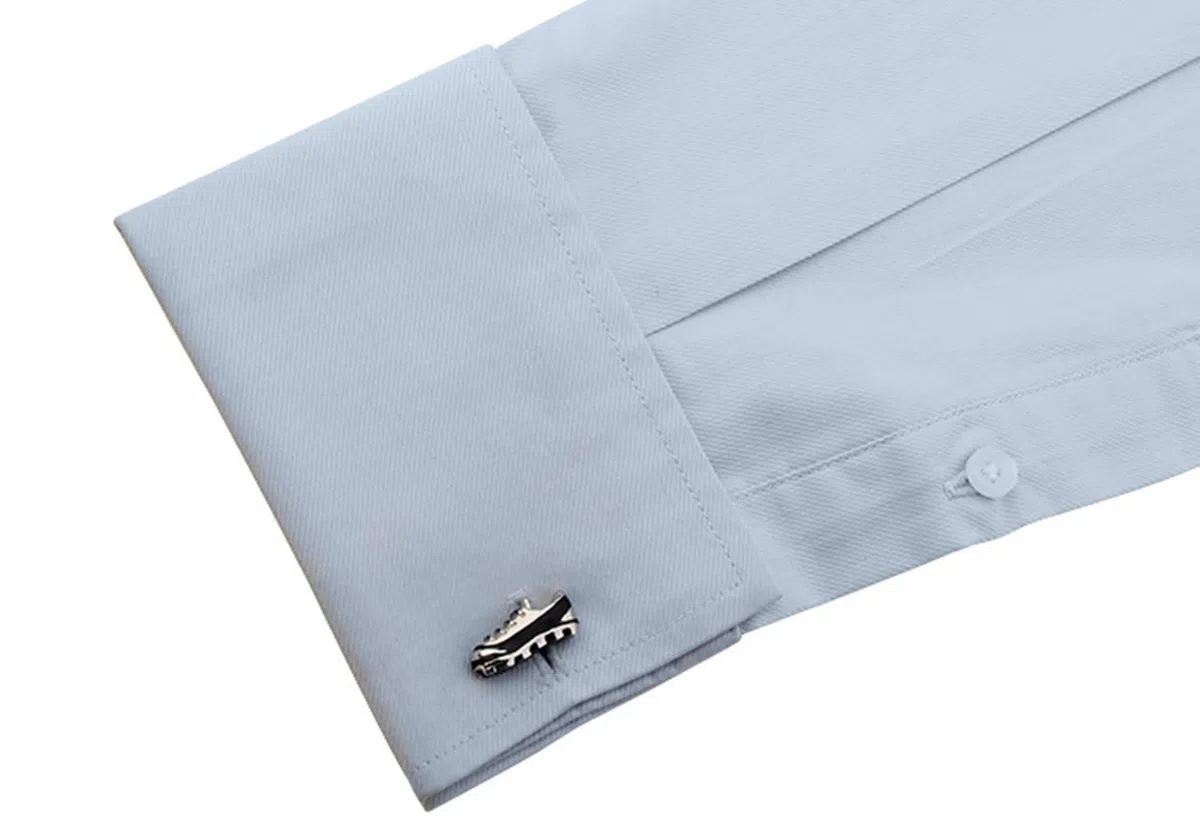 Gemelli Camicia Uomo Vintage,Gemelli Uomo Scarpe da Calcio Gemelli Nero Gemelli Camicia Rame
