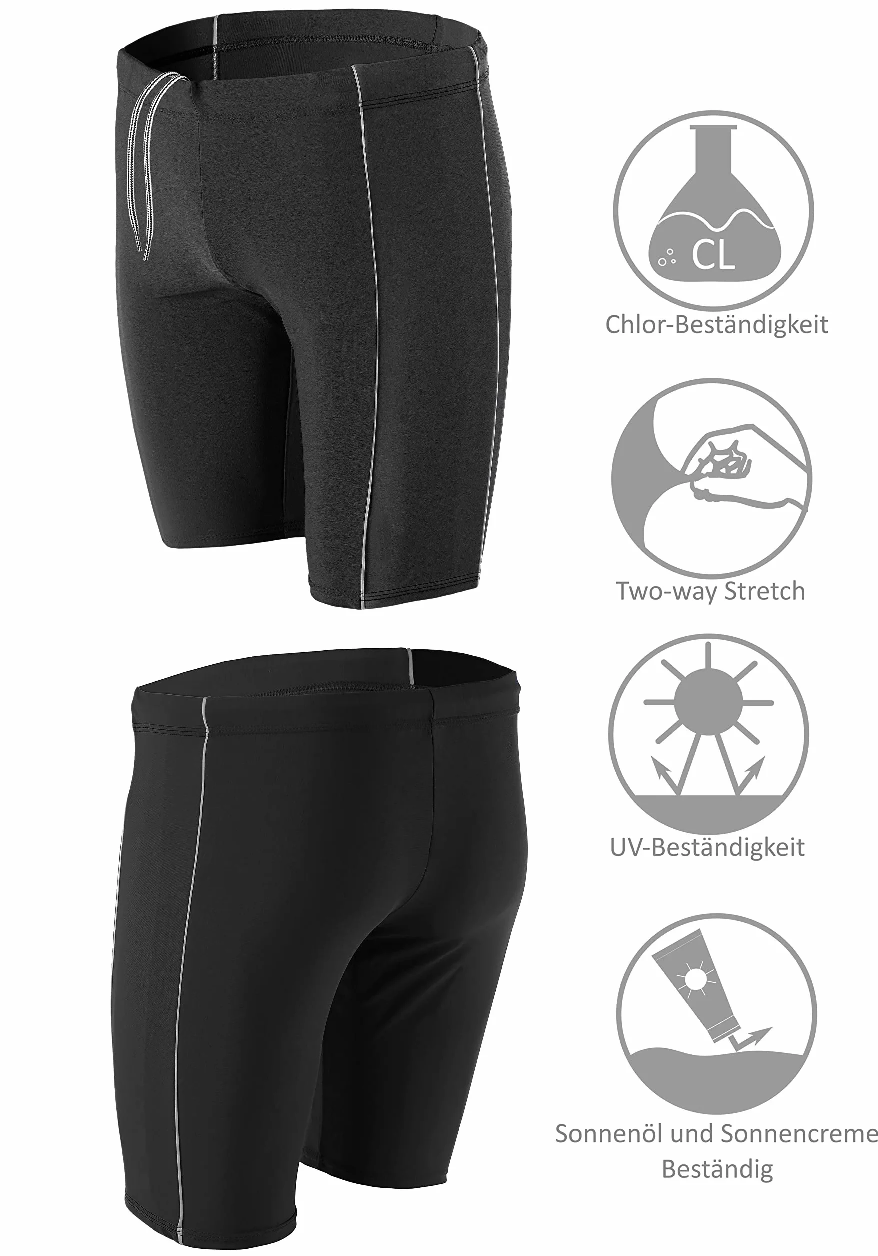 Aquarti Calzoncini da Bagno Uomo Sportivi Lunghi
