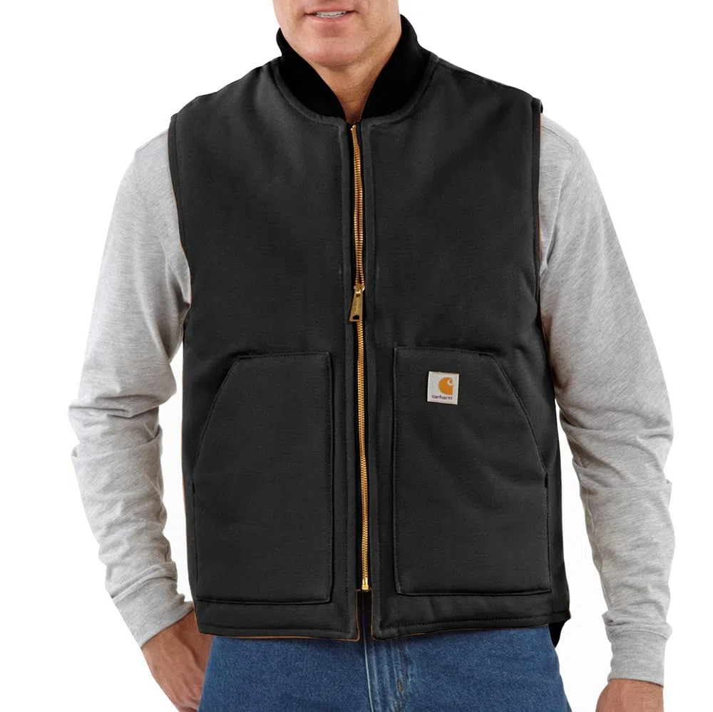 Carhartt V01 INSULATED RIB COLLAR VEST, Gilet, Uomo, black, L