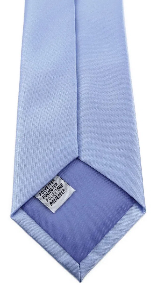 TigerTie Cravatta per bambini in tinta unita, pre-allacciata con elastico