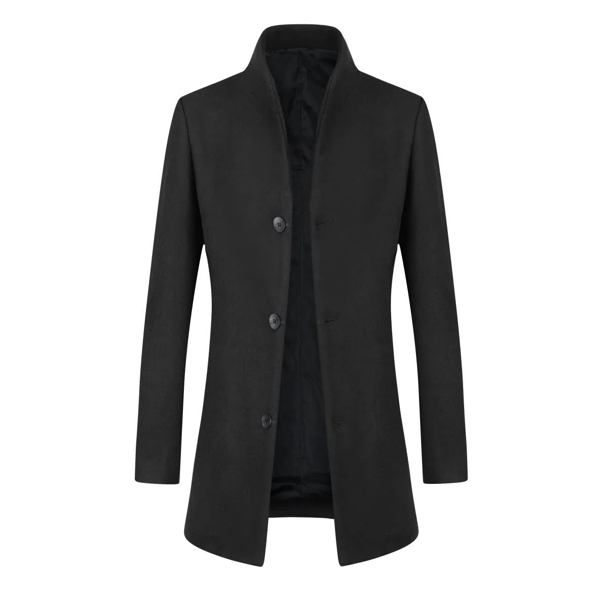 Allthemen Cappotto Invernale da Uomo Trenchcoat Lungo in Lana Caldo Coat Sottile Outerwear a Vento