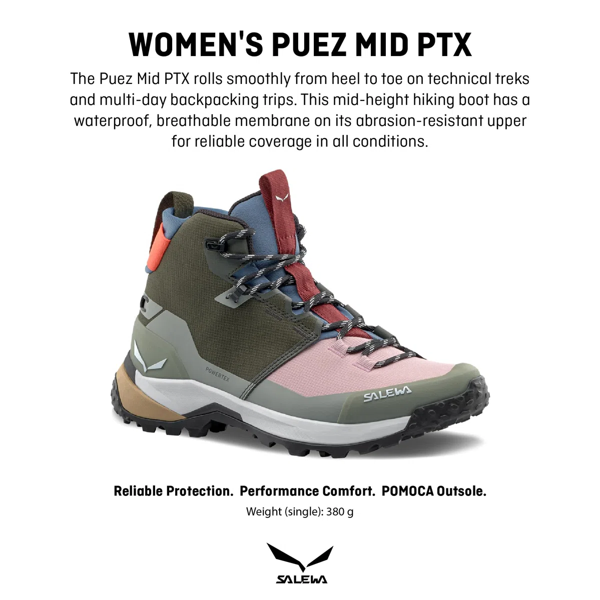 SALEWA Puez 2 Mid Ptx W Stivali da trekking ed escursionismoDonna