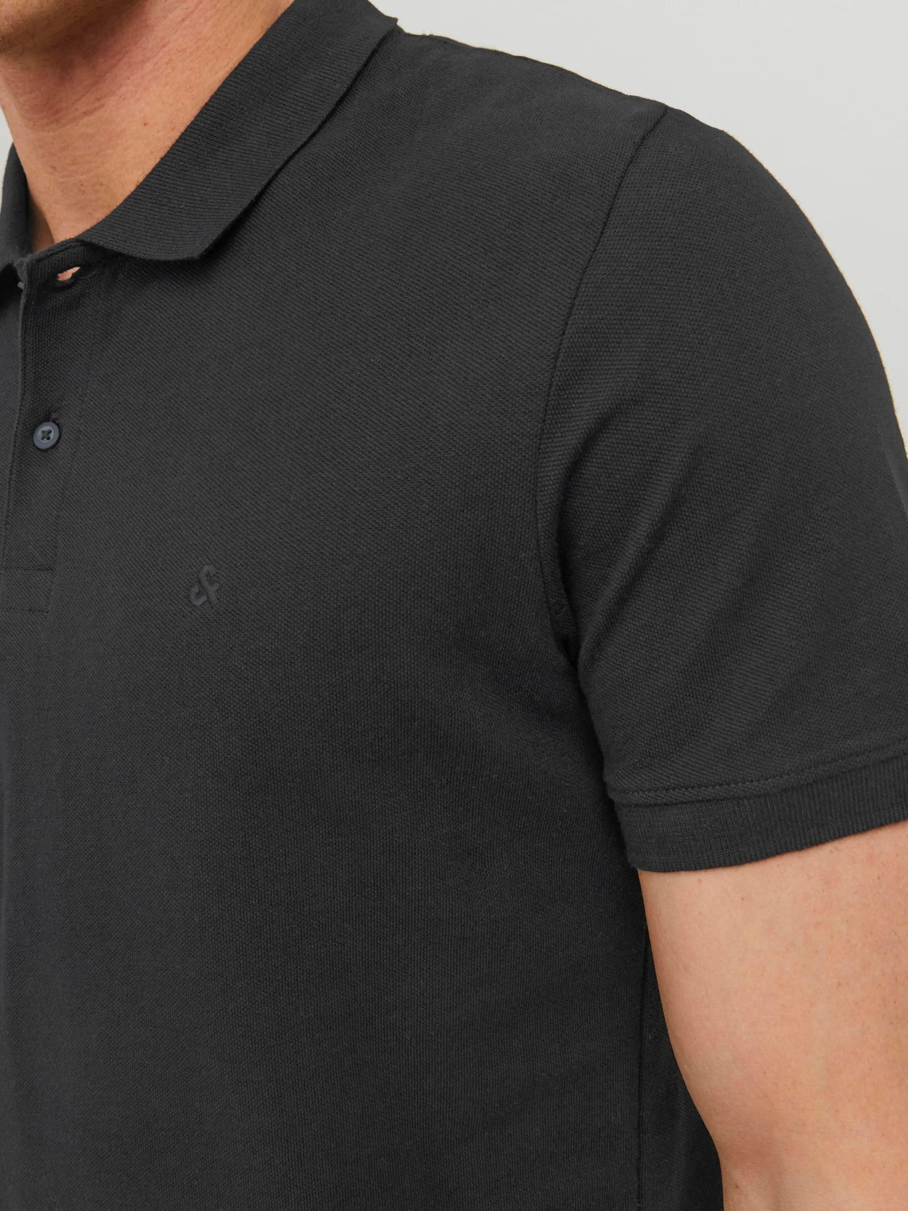 JACK & JONES Premium Polo Plain Shirt Collar Polo