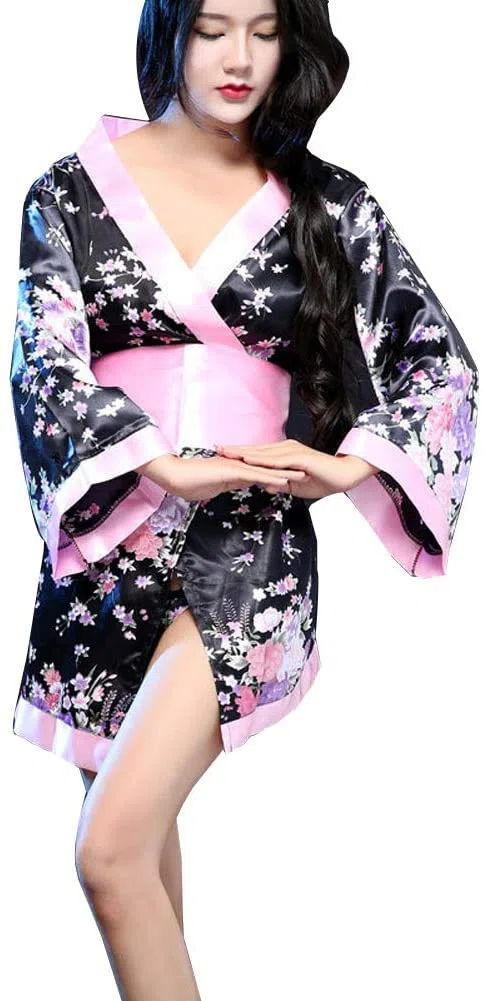 Kimono giapponese da donna, sexy, tradizionale, vestaglia, lingerie Yukata, costumi da pigiama