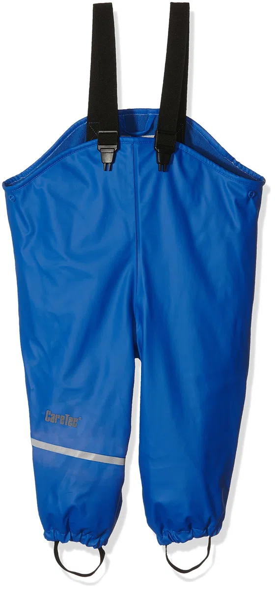 CareTec - Rain Overall - Pu W. Fleece, Pantaloni Impermeabili Unisex - Bambini e Ragazzi