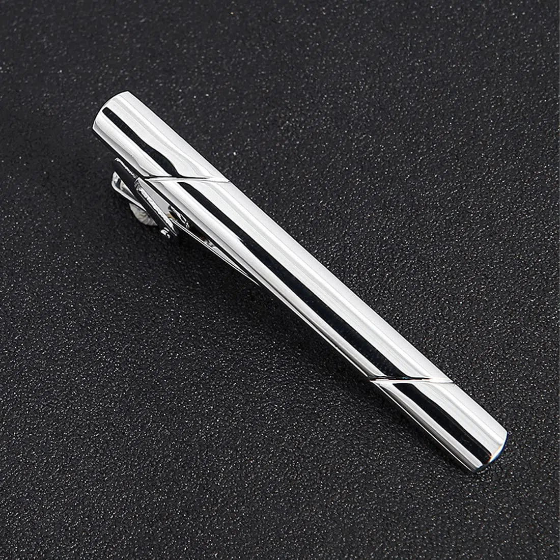 2pcs fermacravatta per uomo fermacravatta in metallo rame classico per San Valentino, Natale, matrimonio affari bar e vita quotidiana (oro, argento)