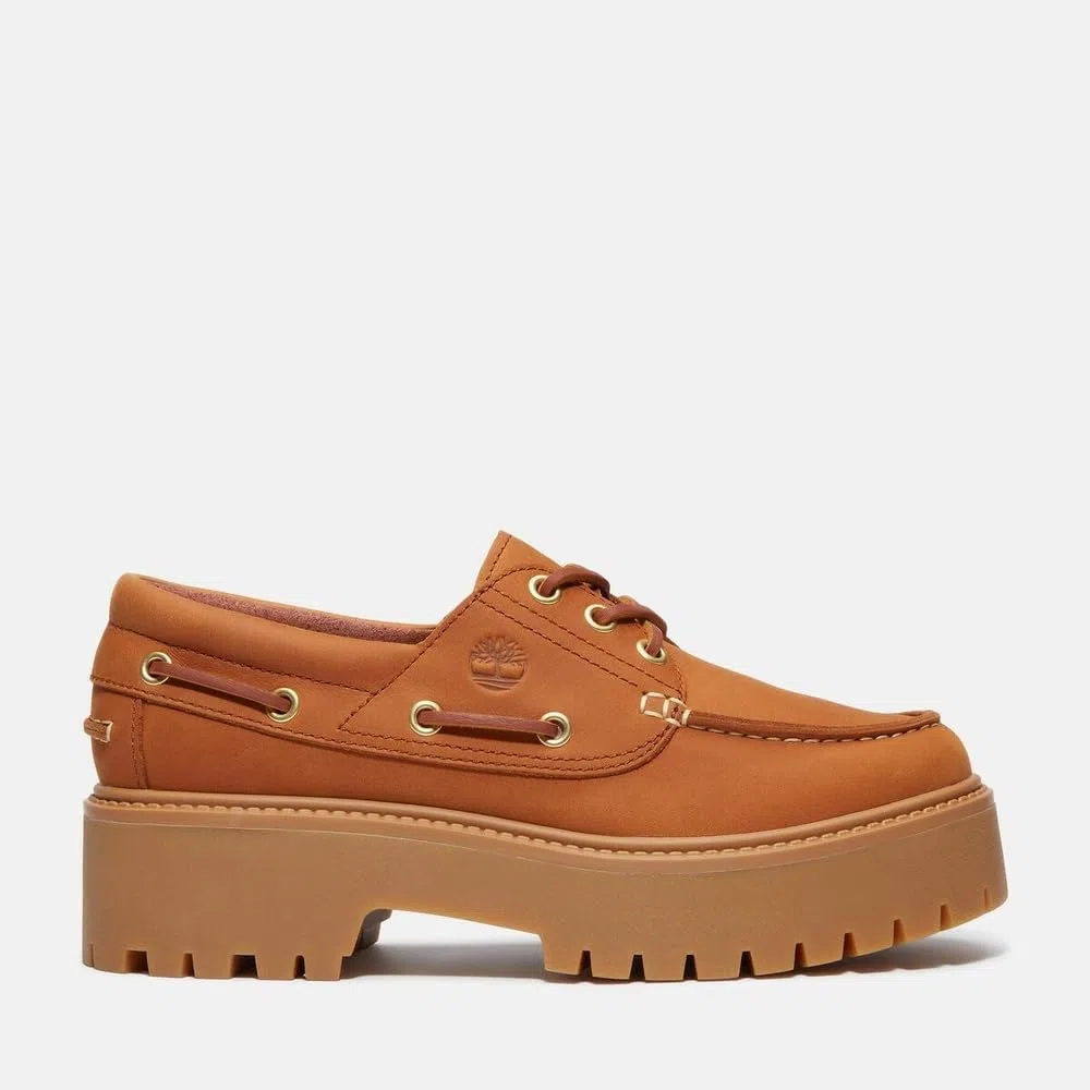 STRINGATE Donna TIMBERLAND TB0A2GVFEM7 BOAT SHOE RUST RUST