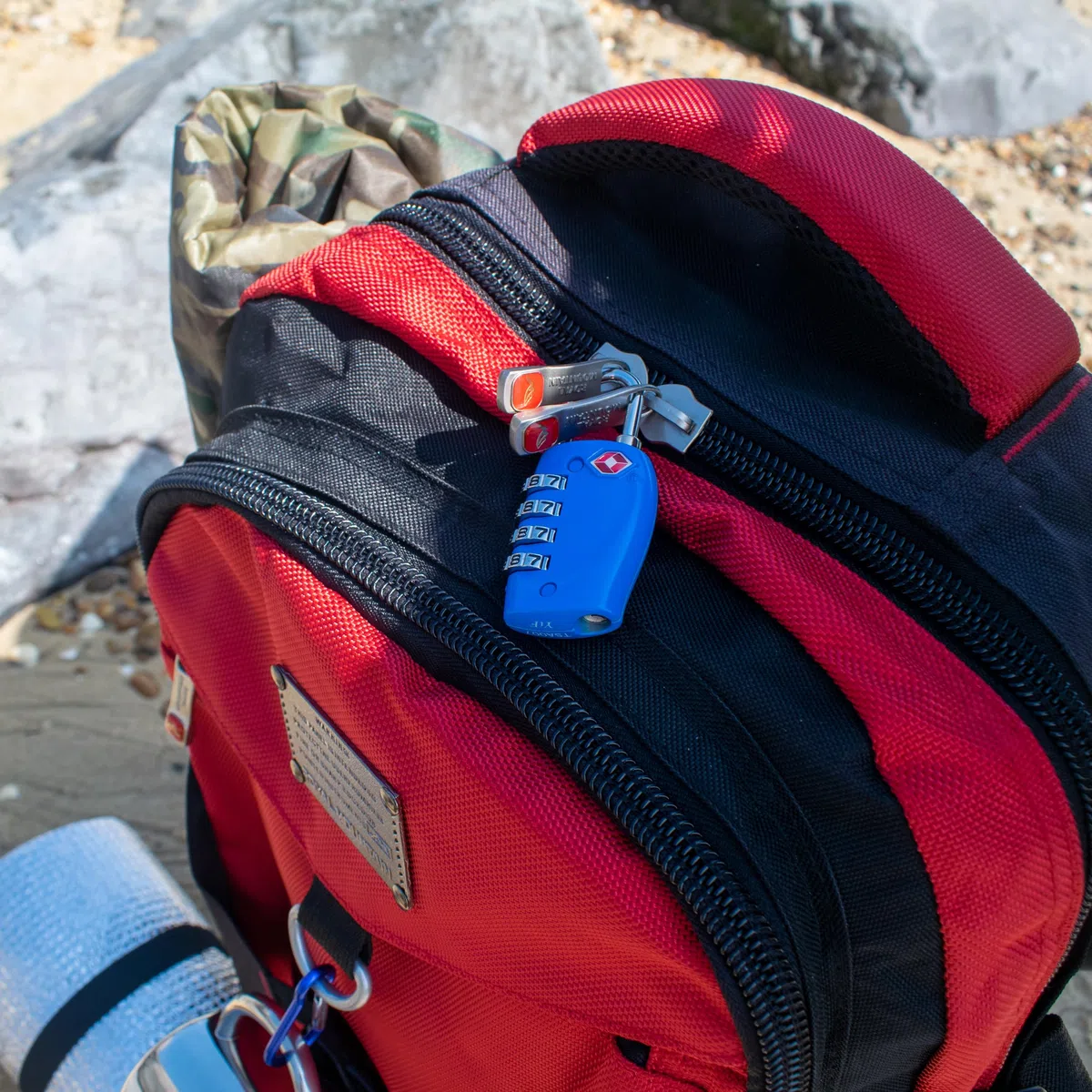 TRIXES 4 x Lucchetto di Combinazione per Valigie e Bagagli di Viaggio Dalla TSA