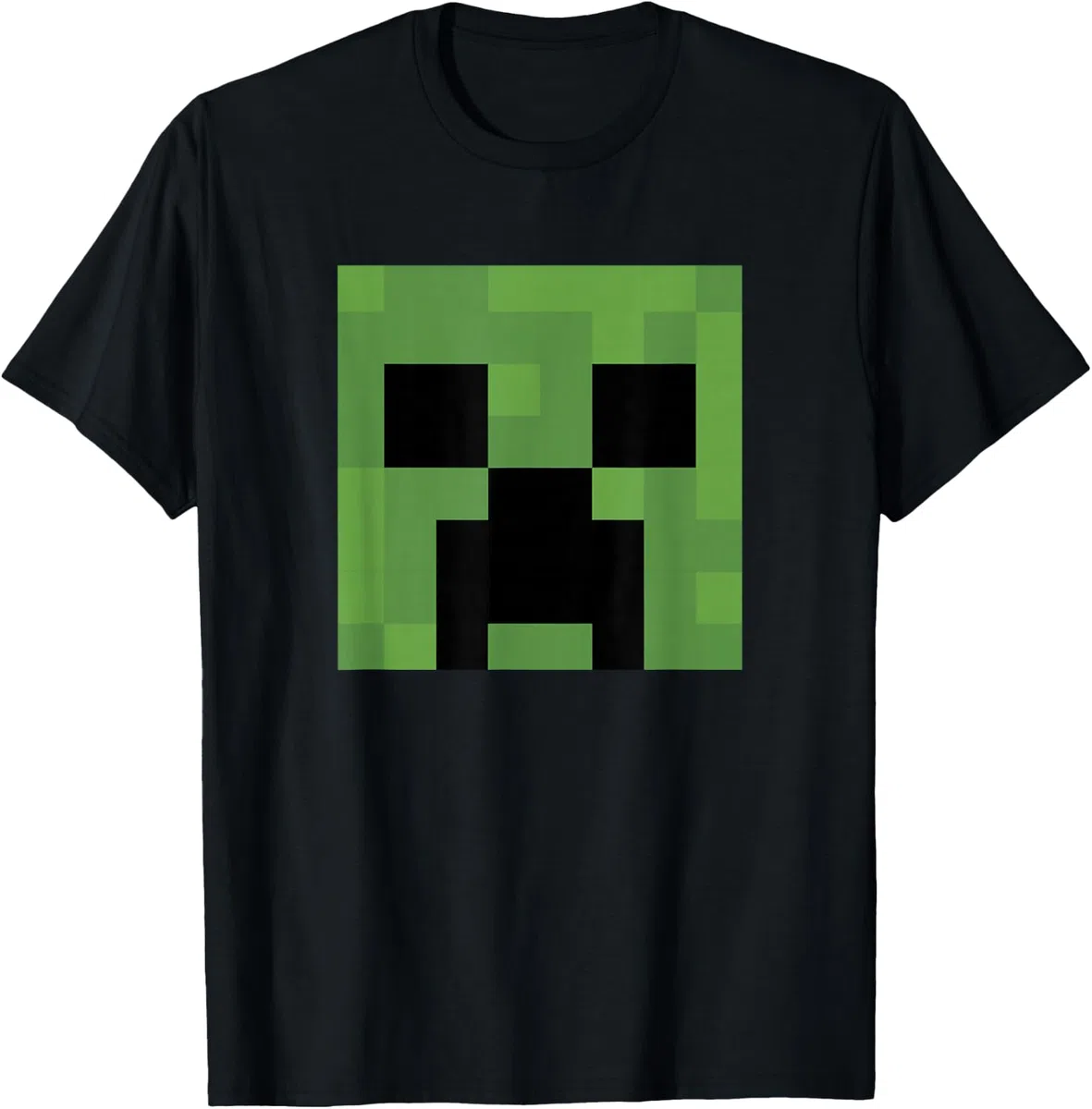 Minecraft Creeper Big Face Maglietta