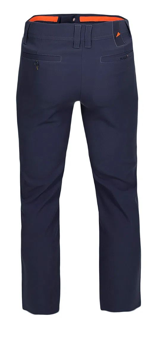 MAXX - Pantaloni da golf da ragazzo con cintura regolabile, Blu marino, 164