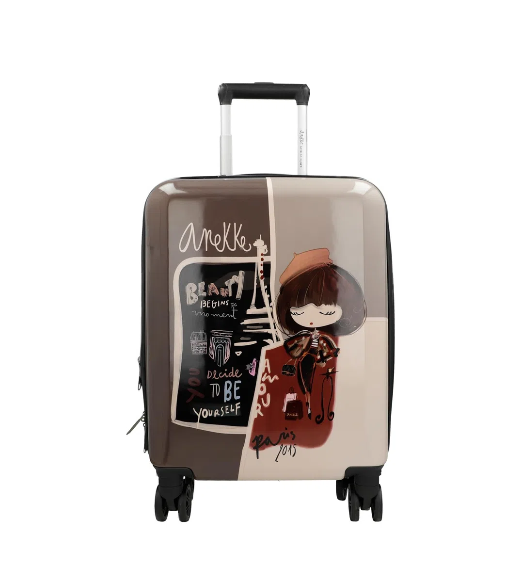 Anekke carrello Mademoiselle Expandable Cabin Trolley Multicolor multicolore