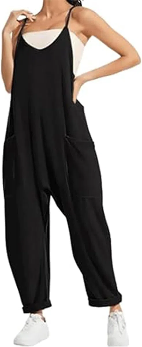 Lahloya Tuta premaman Lahloya Oversize, Tutina elastica regolabile con tasche