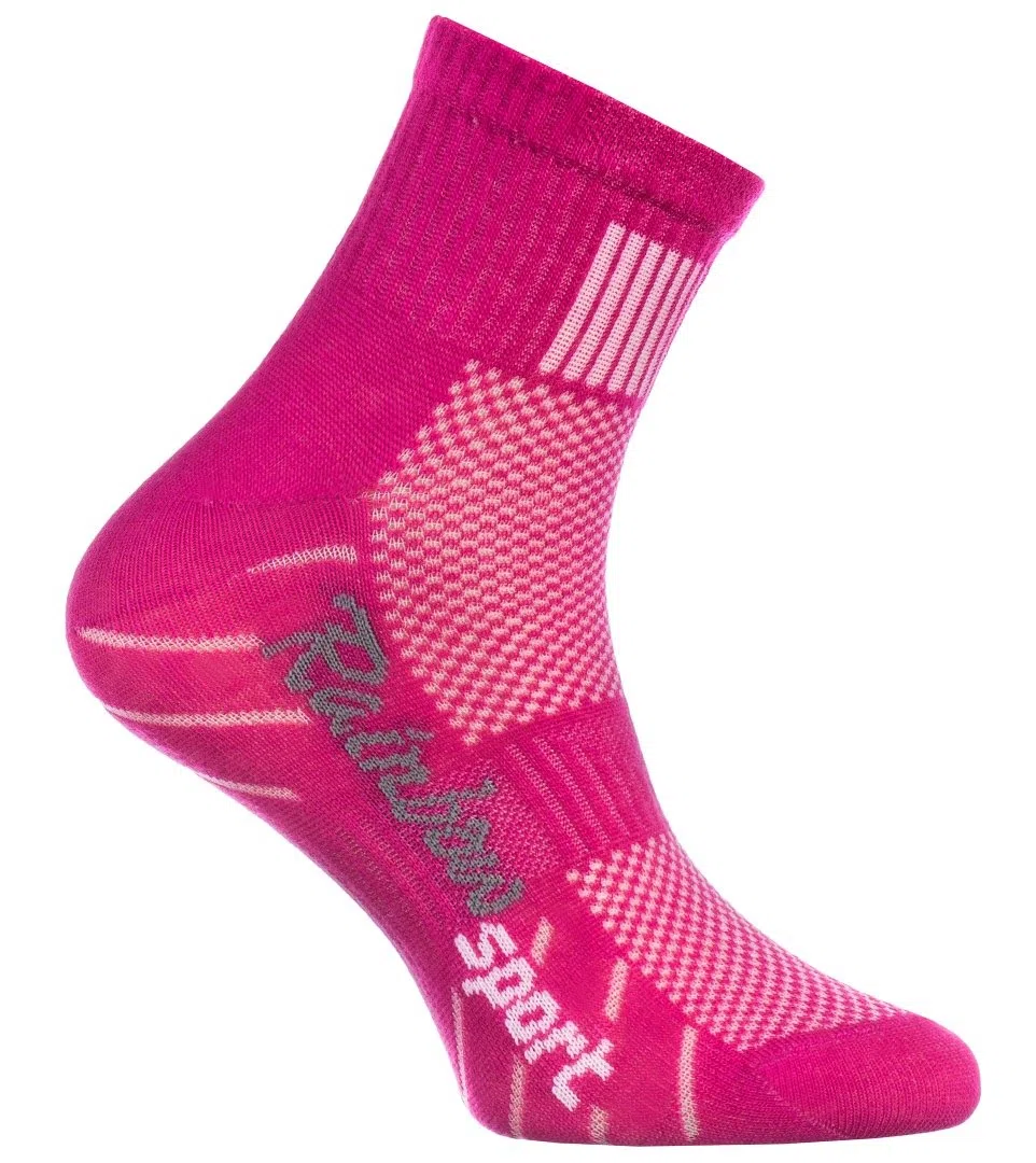 Rainbow Socks - Ragazza Ragazzo Colorate Calzini Sportivi di Cotone